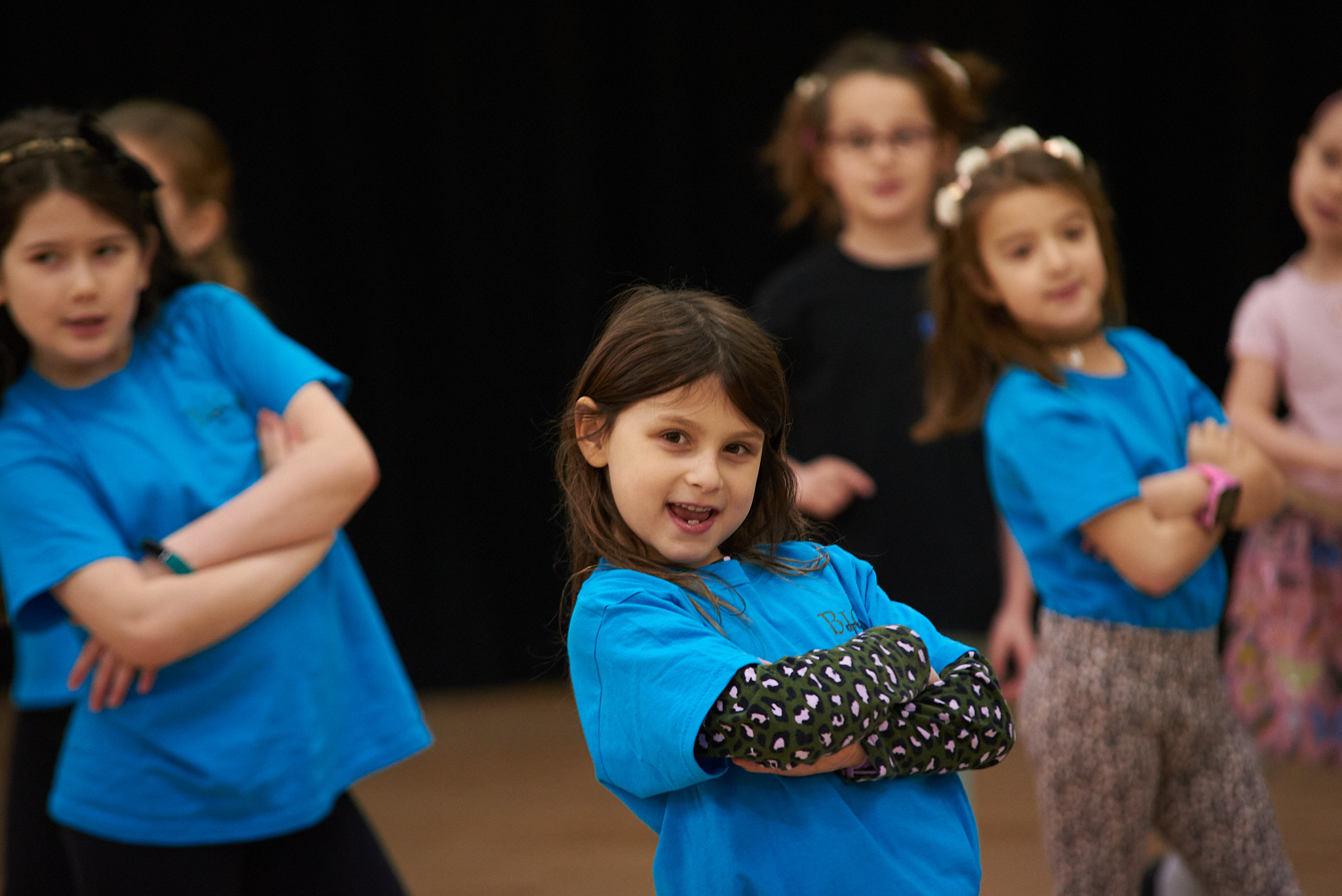 Dance class in action