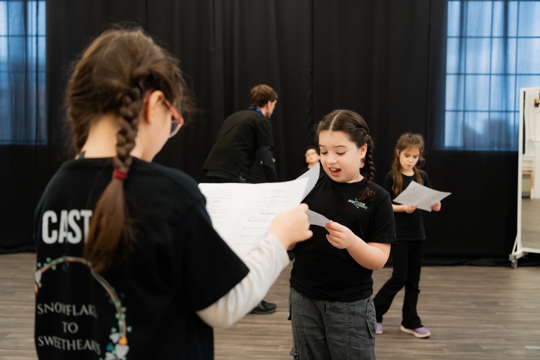 Young performers in show
